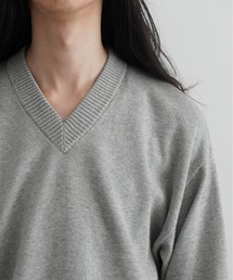 トップス KAIKO V neck sweater \"TOP GRAY\" TOPS – KAIKO ONLINE STORE