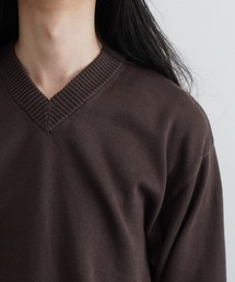 トップス KAIKO V neck sweater \"TOP GRAY\" KAIKO（カイコー）の「KAIKO V NECK SWEATER（ニット/セーター