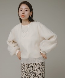 URBAN RESEARCH Sonny Label | 『WEB限定』オーガンジードッキングスウェット(スウェット)