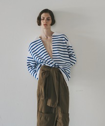 【9/1まで販売】ORCIVAL basque shirt skipper BIOTOP(ビオトープ) / 【ORCIVAL for BIOTOP】basque shirt