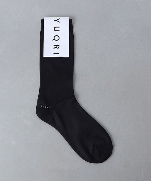 YUQRI（ユクリ）の「＜YUQRI＞SHEER ソックス（ソックス/靴下・レディース・ブラック/ブラウン/ホワイト・FREE）」の2枚目の写真