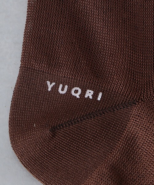 YUQRI（ユクリ）の「＜YUQRI＞SHEER ソックス（ソックス/靴下・レディース・ブラック/ブラウン/ホワイト・FREE）」の6枚目の写真