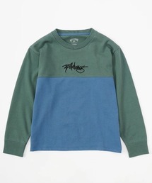 BILLABONG キッズ Y2K PANEL ロンＴ 【2024年秋冬モデル】/ビラボンロゴ刺繍キッズ長袖Tシャツ