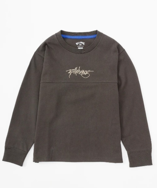 BILLABONG（ビラボン）の「BILLABONG キッズ Y2K PANEL ロンＴ 【2024年秋冬モデル】/ビラボンロゴ刺繍キッズ長袖Tシャツ（Tシャツ/カットソー・キッズ・ブラック/グリーン・140/150/160）」の2枚目の写真