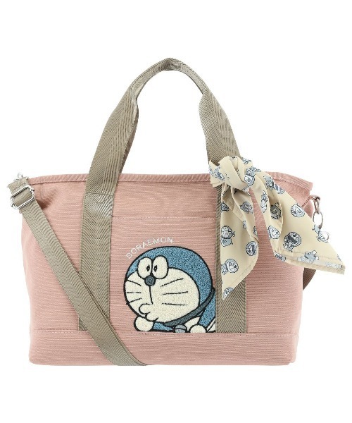 SALON de RUBAN（サロンドルヴァン）の「【SALON de RUBAN / サロン ド ルヴァン】 ドラえもん 2wayハンドバッグ（ハンドバッグ・レディース・ネイビー/ブラック/ピンク/ダークグレー・FREE）」の4枚目の写真