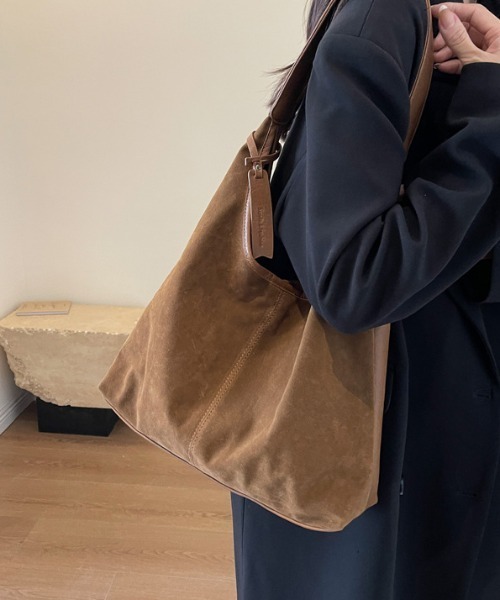 mebole（メボレ）の「ベルベットワンショルダートート（トートバッグ・レディース・ブラウン/ダークブラウン/ブラック/キャメル・FREE）」の21枚目の写真