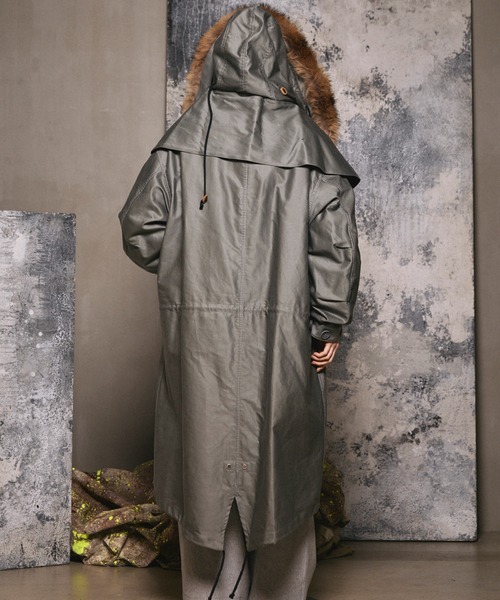 UNISEX》Prime-Over M-65 Mods Coat Combined With MA-1 Flight Jacket