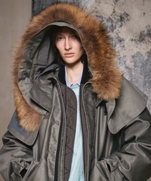 MAISON SPECIAL（メゾンスペシャル）の「《UNISEX》Prime-Over M-65 Mods Coat Combined With MA-1 Flight Jacket/プライムオーバーM-65モッズコートコンビMA-1フライトジャケット【MAISON SPECIAL/メゾンスペシャル】（モッズコート）」
