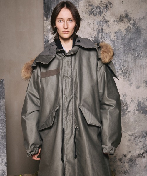 UNISEX》Prime-Over M-65 Mods Coat Combined With MA-1 Flight Jacket