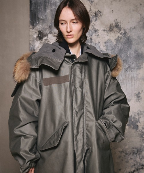 UNISEX》Prime-Over M-65 Mods Coat Combined With MA-1 Flight Jacket