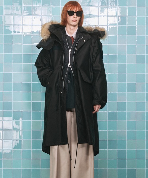 UNISEX》Prime-Over M-65 Mods Coat Combined With MA-1 Flight Jacket