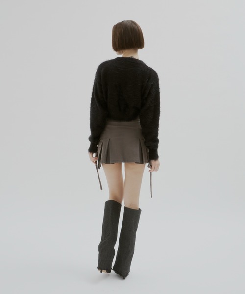 GAB GAB（ガブガブ）の「POISONシャギーニット（ニット/セーター・レディース・ブラック/グレー・FREE）」の9枚目の写真