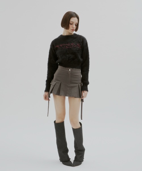 GAB GAB（ガブガブ）の「POISONシャギーニット（ニット/セーター・レディース・ブラック/グレー・FREE）」の10枚目の写真