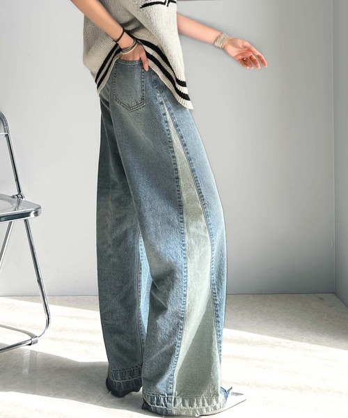 セール】環境に優しいサステナブル素材。綿100％サイド切替ハイ