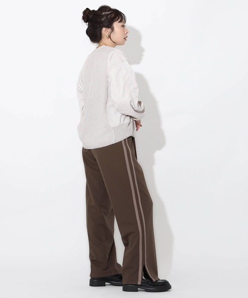 Gready Brilliant（グレディブリリアン）の「サイドラインパンツ（その他パンツ・レディース・ダークブラウン/ベージュ系・FREE）」の16枚目の写真