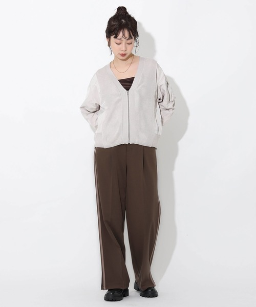 Gready Brilliant（グレディブリリアン）の「サイドラインパンツ（その他パンツ・レディース・ダークブラウン/ベージュ系・FREE）」の17枚目の写真