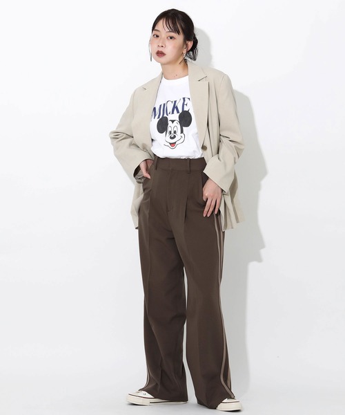 Gready Brilliant（グレディブリリアン）の「サイドラインパンツ（その他パンツ・レディース・ダークブラウン/ベージュ系・FREE）」の20枚目の写真