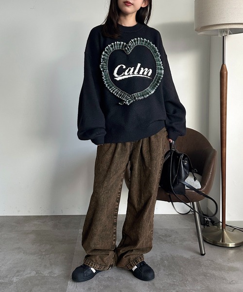 ハートモチーフニット【ZOZOTOWN限定アイテム】（ニット/セーター