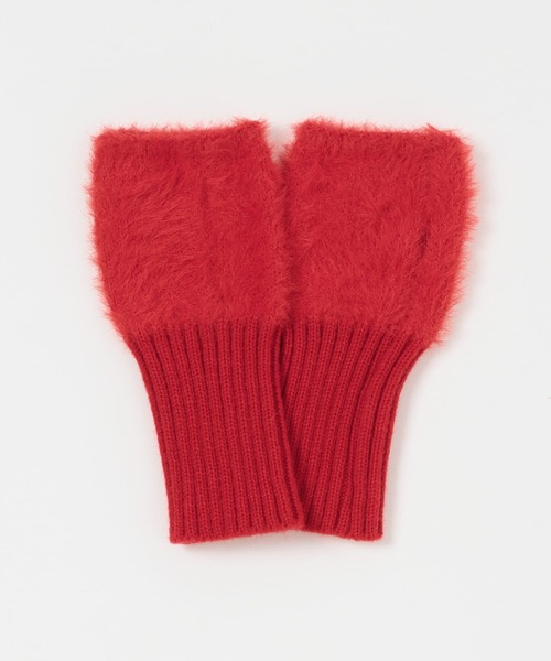 KBF（ケイビーエフ）の「ファーアームウォーマー（手袋・レディース・レッド/ホワイト/ブラック・ONE）」の16枚目の写真