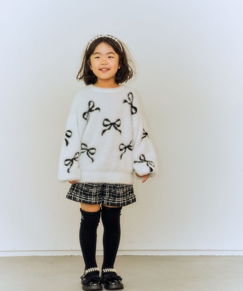 10C REPIPI（ジューシーレピピ）の「【10C REPIPI】ツイードショートパンツ（その他パンツ・キッズ・ホワイト/ブラック・130cm/110cm/120cm）」の10枚目の写真