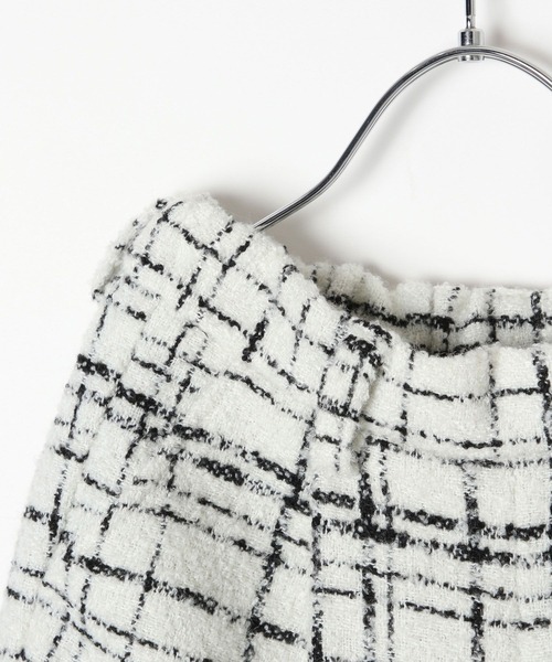 10C REPIPI（ジューシーレピピ）の「【10C REPIPI】ツイードショートパンツ（その他パンツ・キッズ・ホワイト/ブラック・130cm/110cm/120cm）」の14枚目の写真