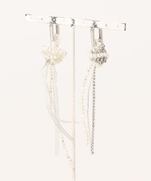 MOUSSY（マウジー）の「F/PEARL BIJOU HOOP ピアス（ピアス（両耳用）・レディース・ゴールド/シルバー・FREE）」の13枚目の写真