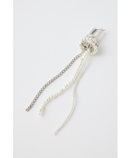 MOUSSY（マウジー）の「F/PEARL BIJOU HOOP ピアス（ピアス（両耳用）・レディース・ゴールド/シルバー・FREE）」の12枚目の写真