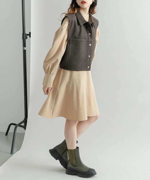 セール】タックスリーブミニワンピース（ワンピース）｜KBF