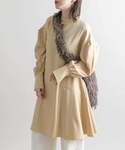 セール】タックスリーブミニワンピース（ワンピース）｜KBF