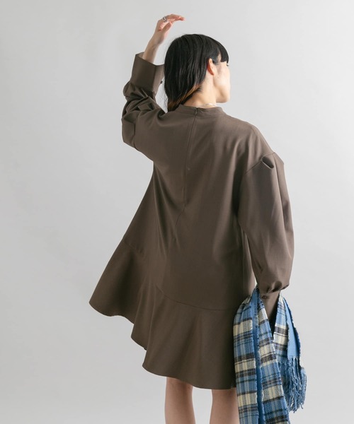 KBF（ケイビーエフ）の「タックスリーブミニワンピース（ワンピース・レディース・ブラック/ダークブラウン/イエロー系その他・ONE）」の18枚目の写真