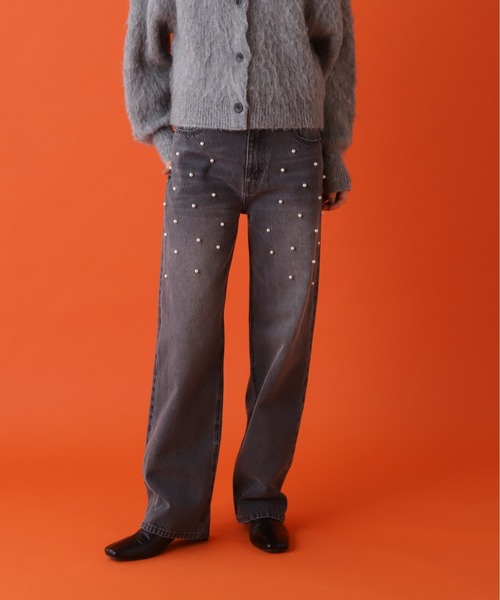 N.(N. Natural Beauty Basic)(エヌエヌナチュラルビューティーベーシック)の「◆パールデニム(デニムパンツ・レディース・グレー/ブルー・SMALL/MEDIUM)」の3枚目の写真