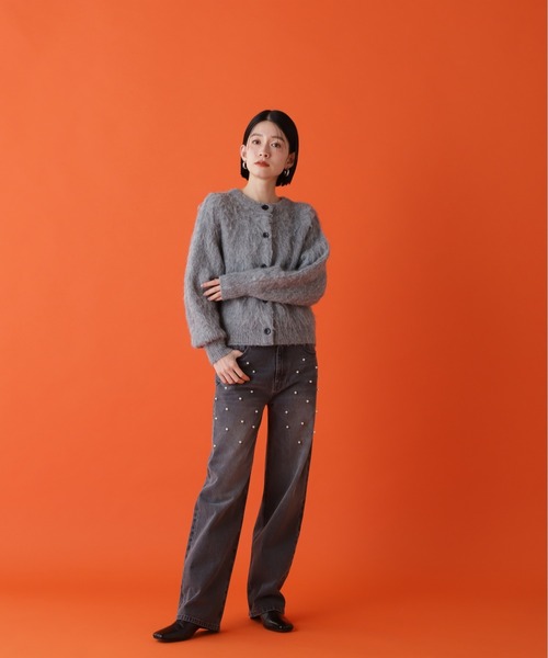 N.(N. Natural Beauty Basic)(エヌエヌナチュラルビューティーベーシック)の「◆パールデニム(デニムパンツ・レディース・グレー/ブルー・SMALL/MEDIUM)」の6枚目の写真