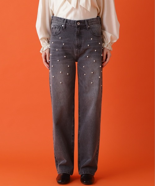 N.(N. Natural Beauty Basic)(エヌエヌナチュラルビューティーベーシック)の「◆パールデニム(デニムパンツ・レディース・グレー/ブルー・SMALL/MEDIUM)」の10枚目の写真