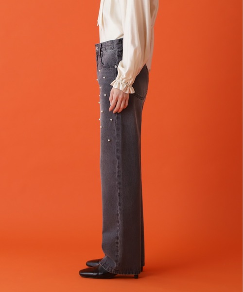 N.(N. Natural Beauty Basic)(エヌエヌナチュラルビューティーベーシック)の「◆パールデニム(デニムパンツ・レディース・グレー/ブルー・SMALL/MEDIUM)」の11枚目の写真