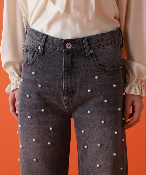 N.(N. Natural Beauty Basic)(エヌエヌナチュラルビューティーベーシック)の「◆パールデニム(デニムパンツ・レディース・グレー/ブルー・SMALL/MEDIUM)」の13枚目の写真