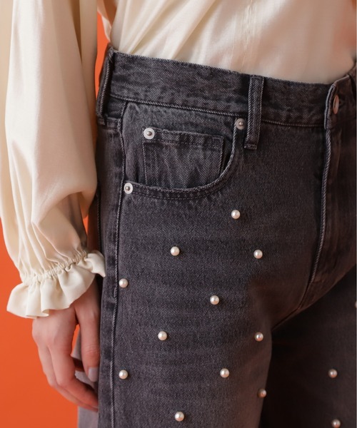 N.(N. Natural Beauty Basic)(エヌエヌナチュラルビューティーベーシック)の「◆パールデニム(デニムパンツ・レディース・グレー/ブルー・SMALL/MEDIUM)」の17枚目の写真