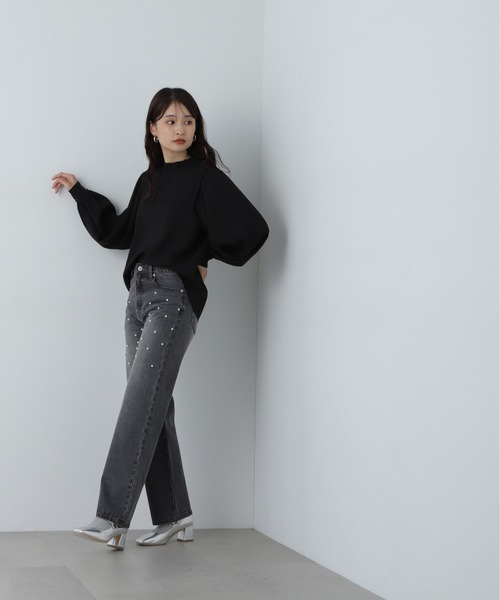 N.(N. Natural Beauty Basic)(エヌエヌナチュラルビューティーベーシック)の「◆パールデニム(デニムパンツ・レディース・グレー/ブルー・SMALL/MEDIUM)」の18枚目の写真