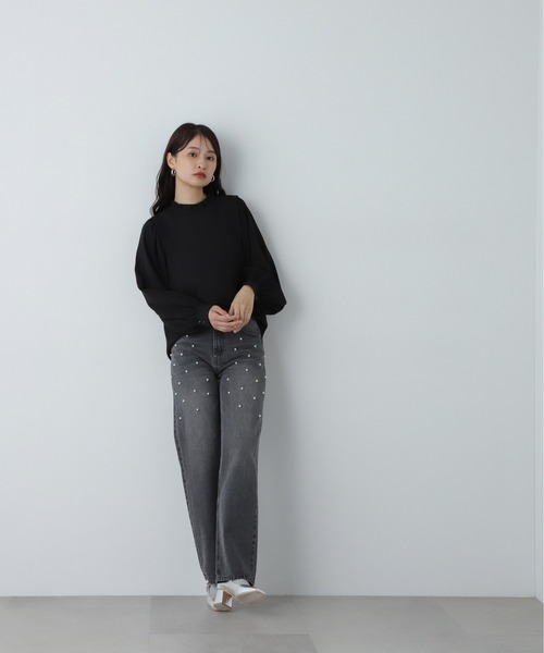 N.(N. Natural Beauty Basic)(エヌエヌナチュラルビューティーベーシック)の「◆パールデニム(デニムパンツ・レディース・グレー/ブルー・SMALL/MEDIUM)」の19枚目の写真