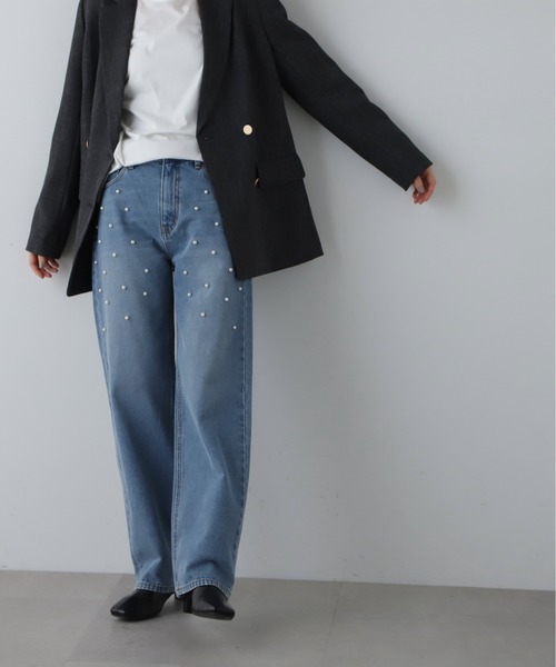 N.(N. Natural Beauty Basic)(エヌエヌナチュラルビューティーベーシック)の「◆パールデニム(デニムパンツ・レディース・グレー/ブルー・SMALL/MEDIUM)」の20枚目の写真