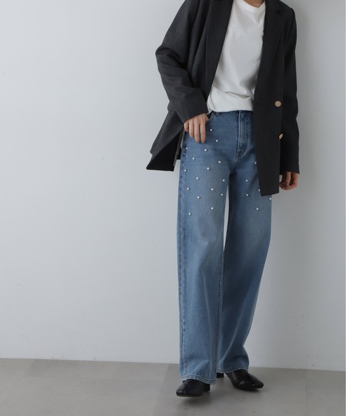 N.(N. Natural Beauty Basic)(エヌエヌナチュラルビューティーベーシック)の「◆パールデニム(デニムパンツ・レディース・グレー/ブルー・SMALL/MEDIUM)」の21枚目の写真