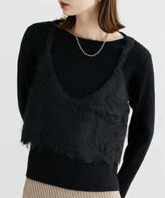 6(ROKU)＞ニットビスチェ（ニット/セーター）｜6（ロク）の