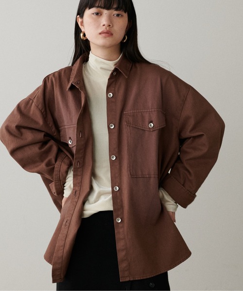 LARUTA(ラルータ)の「【LARUTA】ハーフZIPベロアトップス(Tシャツ/カットソー・レディース・ブラウン/ブラック/オフホワイト・FREE)」の8枚目の写真