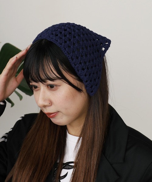 mia hat and accessory モヘアバブーシュカ Mia Hat & Accessory | 2023 Autumn & Winter Mohair babushka