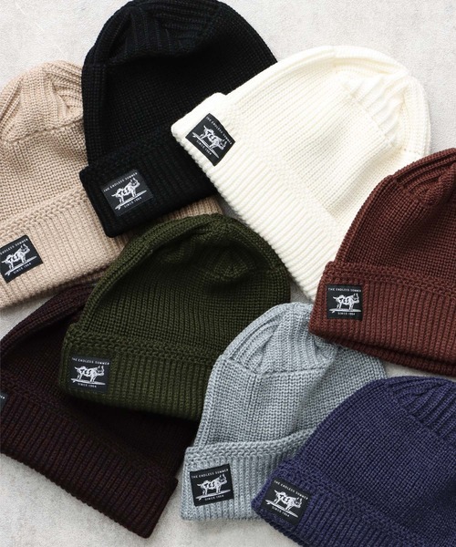The Endless Summer（エンドレスサマー）の「【WEB / FLAG SHOP限定】TES JAPAN KNIT CAP / ニットキャップ（キャップ・メンズ・ネイビー/ベージュ/オフホワイト/グレー/ダークグリーン/ワイン/ブラック/ブラウン・FREE）」の12枚目の写真