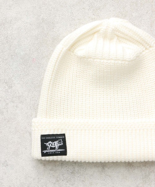 The Endless Summer（エンドレスサマー）の「【WEB / FLAG SHOP限定】TES JAPAN KNIT CAP / ニットキャップ（キャップ・メンズ・ネイビー/ベージュ/オフホワイト/グレー/ダークグリーン/ワイン/ブラック/ブラウン・FREE）」の11枚目の写真
