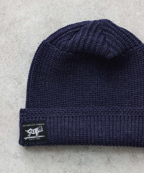 The Endless Summer（エンドレスサマー）の「【WEB / FLAG SHOP限定】TES JAPAN KNIT CAP / ニットキャップ（キャップ・メンズ・ネイビー/ベージュ/オフホワイト/グレー/ダークグリーン/ワイン/ブラック/ブラウン・FREE）」の22枚目の写真