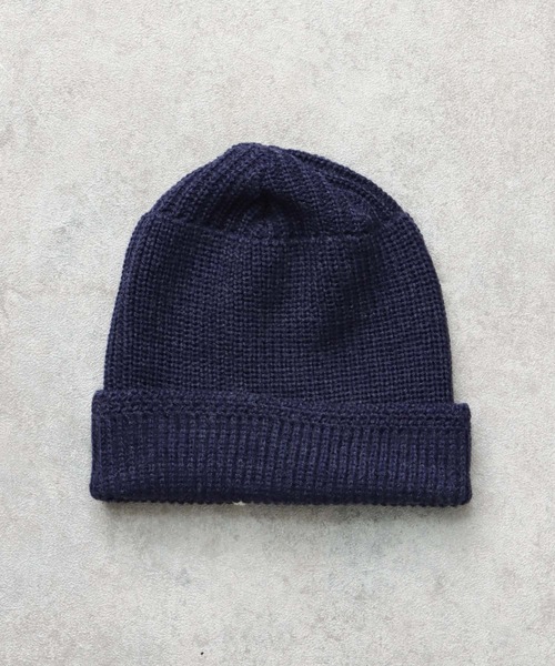 The Endless Summer（エンドレスサマー）の「【WEB / FLAG SHOP限定】TES JAPAN KNIT CAP / ニットキャップ（キャップ・メンズ・ネイビー/ベージュ/オフホワイト/グレー/ダークグリーン/ワイン/ブラック/ブラウン・FREE）」の21枚目の写真