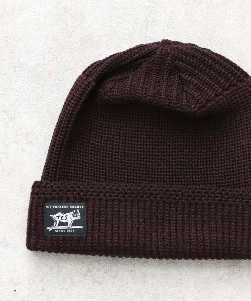 The Endless Summer（エンドレスサマー）の「【WEB / FLAG SHOP限定】TES JAPAN KNIT CAP / ニットキャップ（キャップ・メンズ・ネイビー/ベージュ/オフホワイト/グレー/ダークグリーン/ワイン/ブラック/ブラウン・FREE）」の20枚目の写真