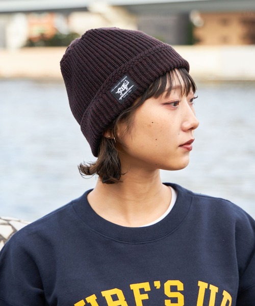 The Endless Summer（エンドレスサマー）の「【WEB / FLAG SHOP限定】TES JAPAN KNIT CAP / ニットキャップ（キャップ・メンズ・ネイビー/ベージュ/オフホワイト/グレー/ダークグリーン/ワイン/ブラック/ブラウン・FREE）」の17枚目の写真