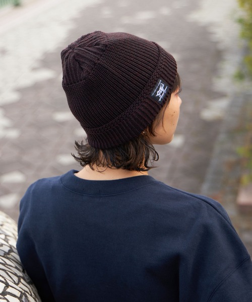 The Endless Summer（エンドレスサマー）の「【WEB / FLAG SHOP限定】TES JAPAN KNIT CAP / ニットキャップ（キャップ・メンズ・ネイビー/ベージュ/オフホワイト/グレー/ダークグリーン/ワイン/ブラック/ブラウン・FREE）」の16枚目の写真